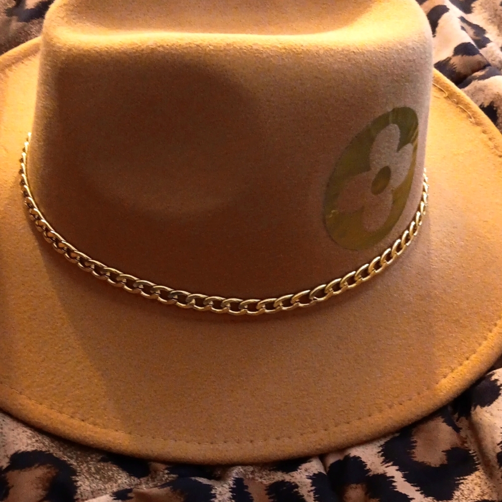 Fedora Coustom Brown & Red Hat